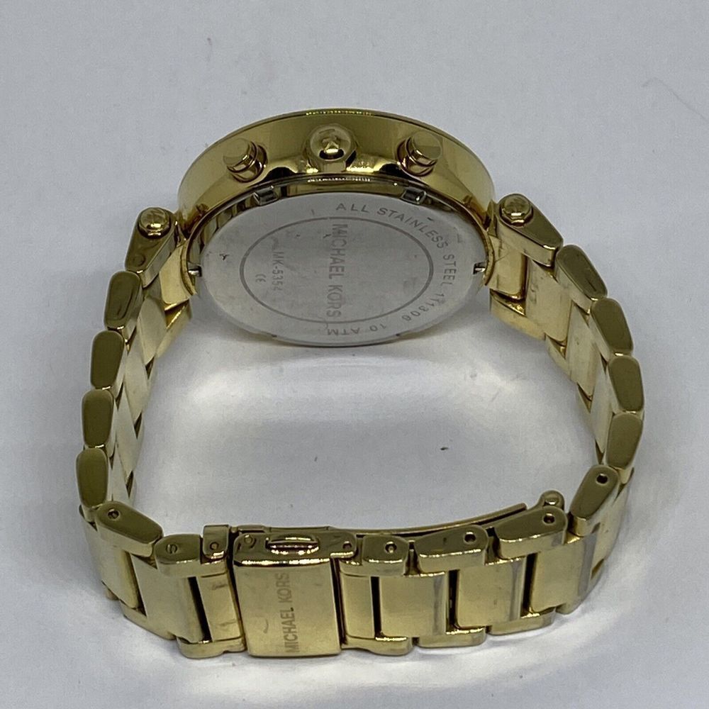 Michael Kors Parker MK5354 Women's Gold Stainless Steel Analog Dial Watch VK731 - Picture 11 of 12